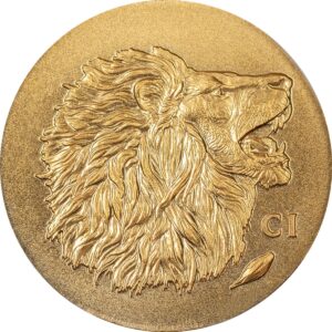 Leon Numismatic Icons 2025 $5 0.5 Gram Gold Silk Finish Coin - Cook Islands - Coin Invest Trust (PRE-ORDER)