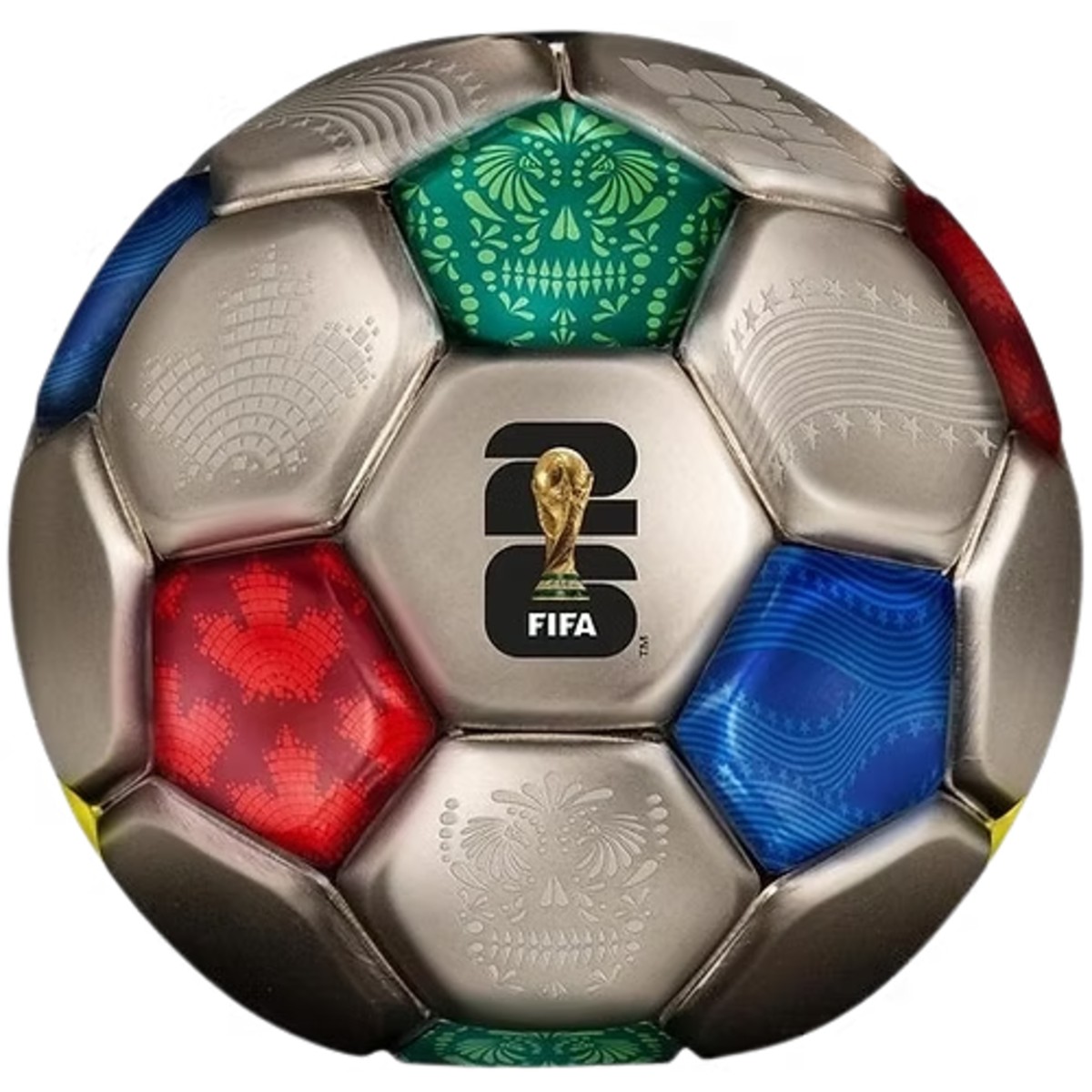 FIFA World Cup 26 2025 $10 3 oz Pure Silver 3D Spherical Football