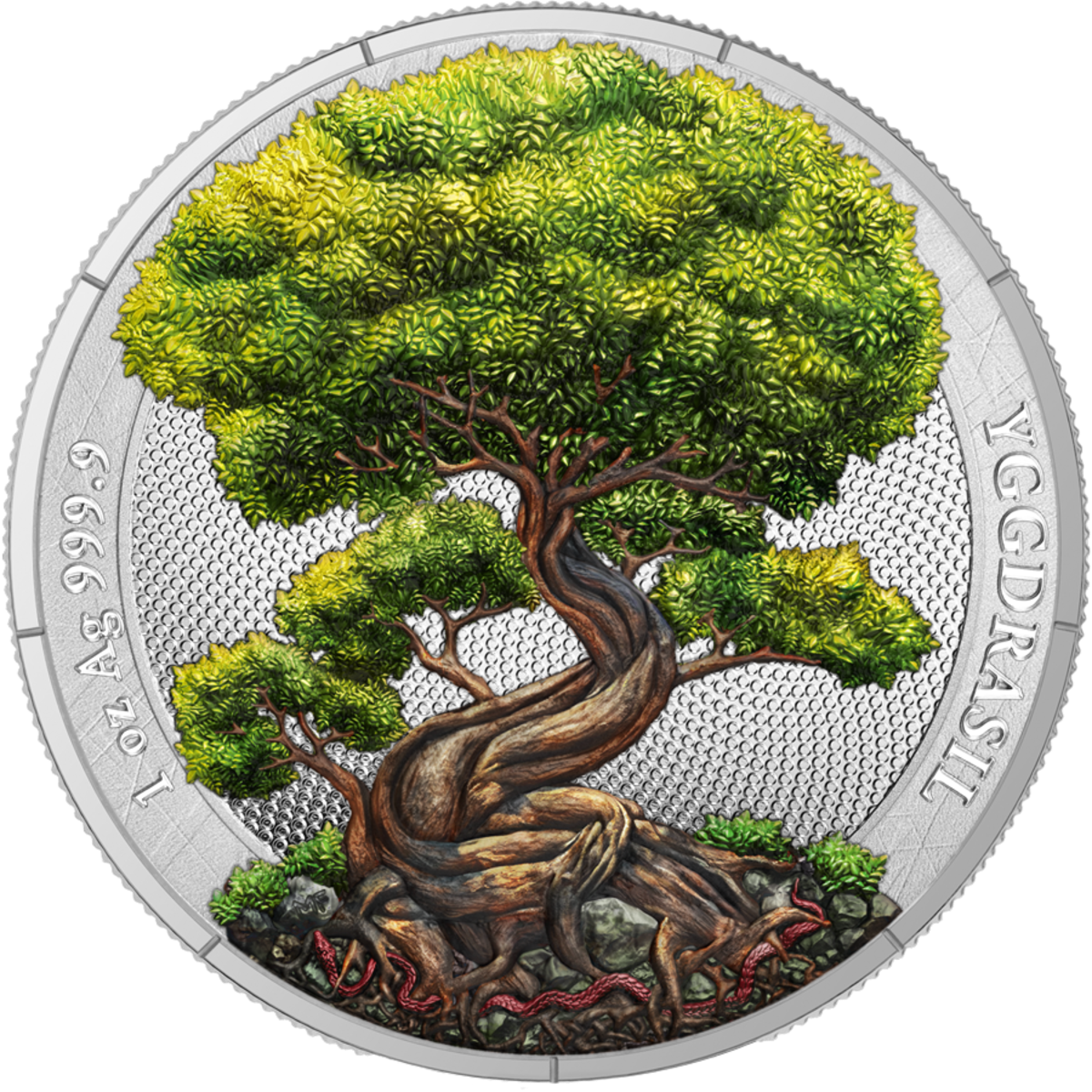 2021年 Tree of life ニュージーランド 1Oz 銀貨 シルバー 2021 NIUE 1 oz Tree of Life Silver Coin limited mintage of