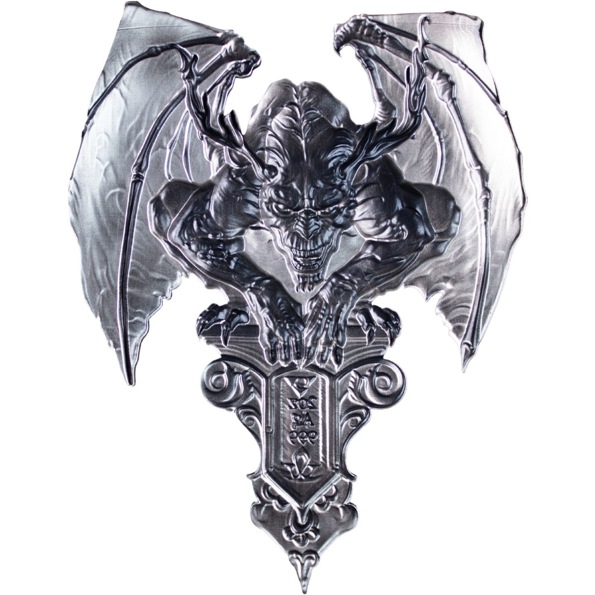 Gargoyle 2 oz Pure Silver Stackable in Capsule with COA - South Korea