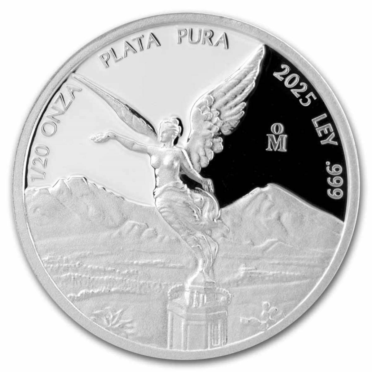 2025 Mexico 5-Coin Silver Libertad Proof Set (1.9 oz, Wood