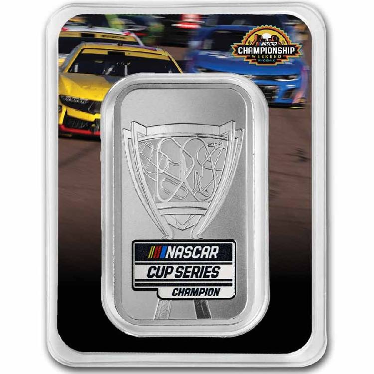 NASCAR Championship Cup Series Phoenix 2025 1 oz Pure Silver Bar