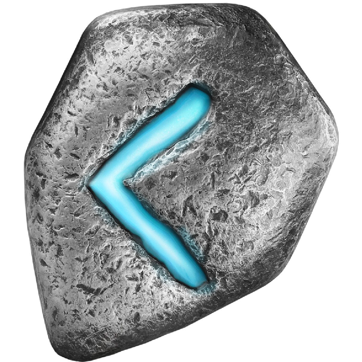 Kenaz 2025 1 oz Fine Silver Antique Finish Rune - Germania Mint