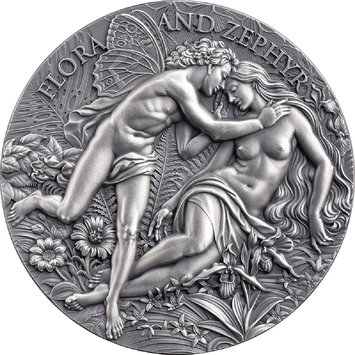 FLORA AND ZEPHYR Celestial Beauty 2026 2000 Francs CFA 2 oz Pure