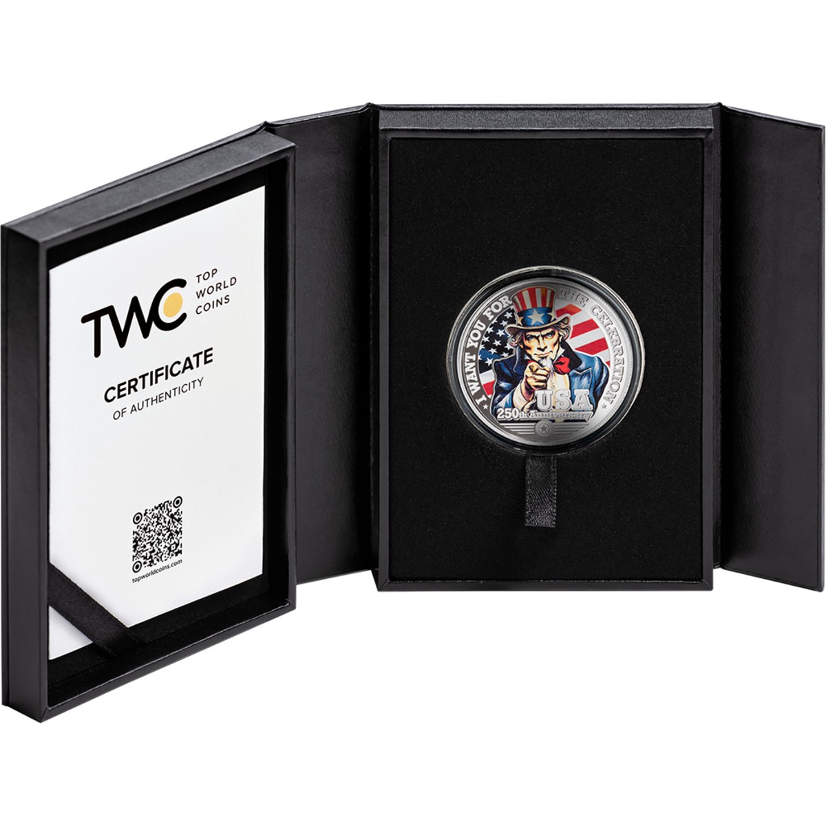 Uncle Sam 2026 $1 1/2 oz Pure Silver Proof Coin - Niue - TWC