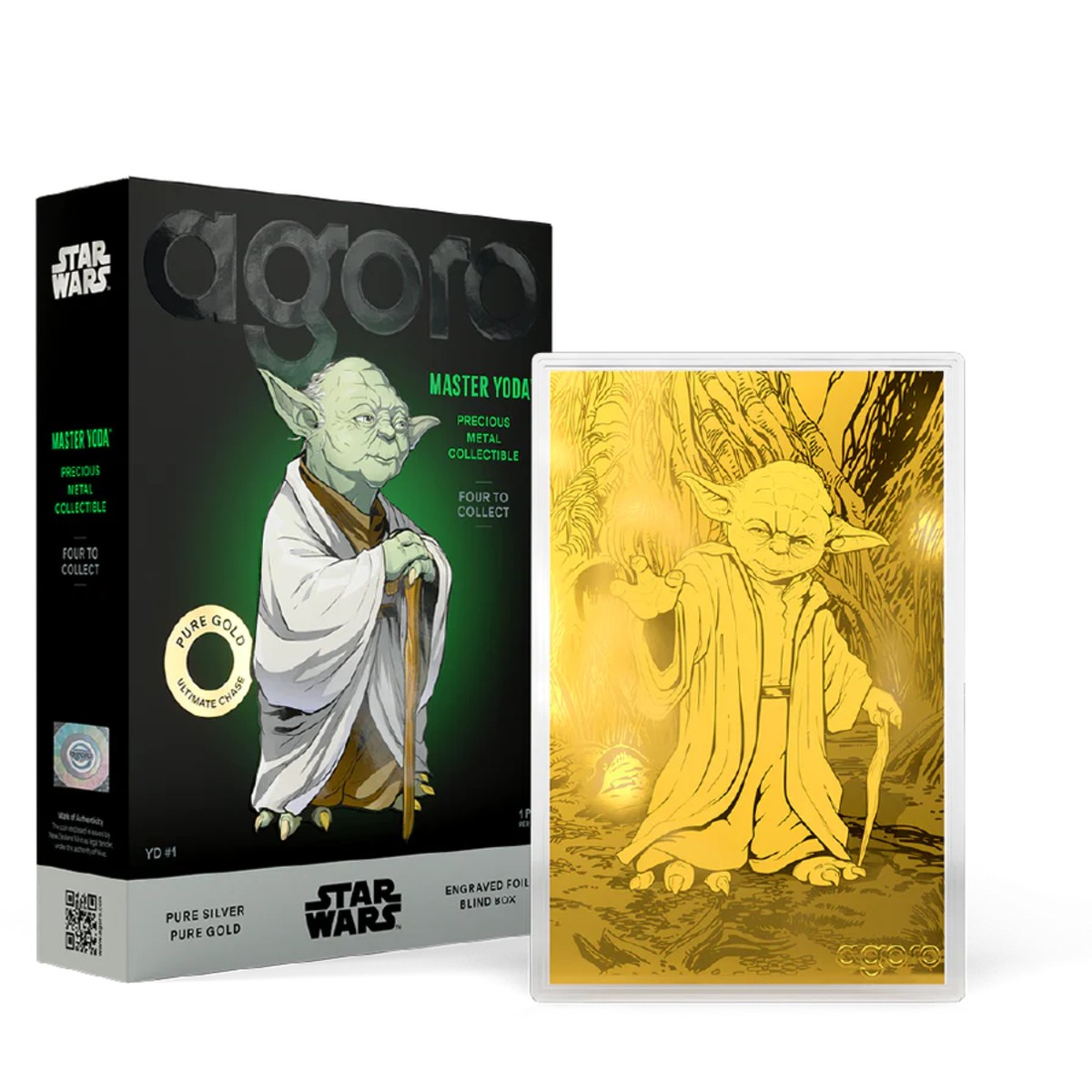 Star Wars Master Yoda 2026 5 Grams Foil Blind Box - Niue - Agoro