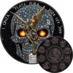 2015 1 oz Mexican Silver Coin - Golden Enigma - Libertad - Silver