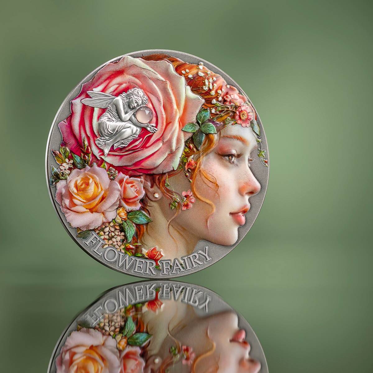 FLOWER FAIRY NATURE SPIRITS 2026 2000 Francs CFA 2 oz Silver High