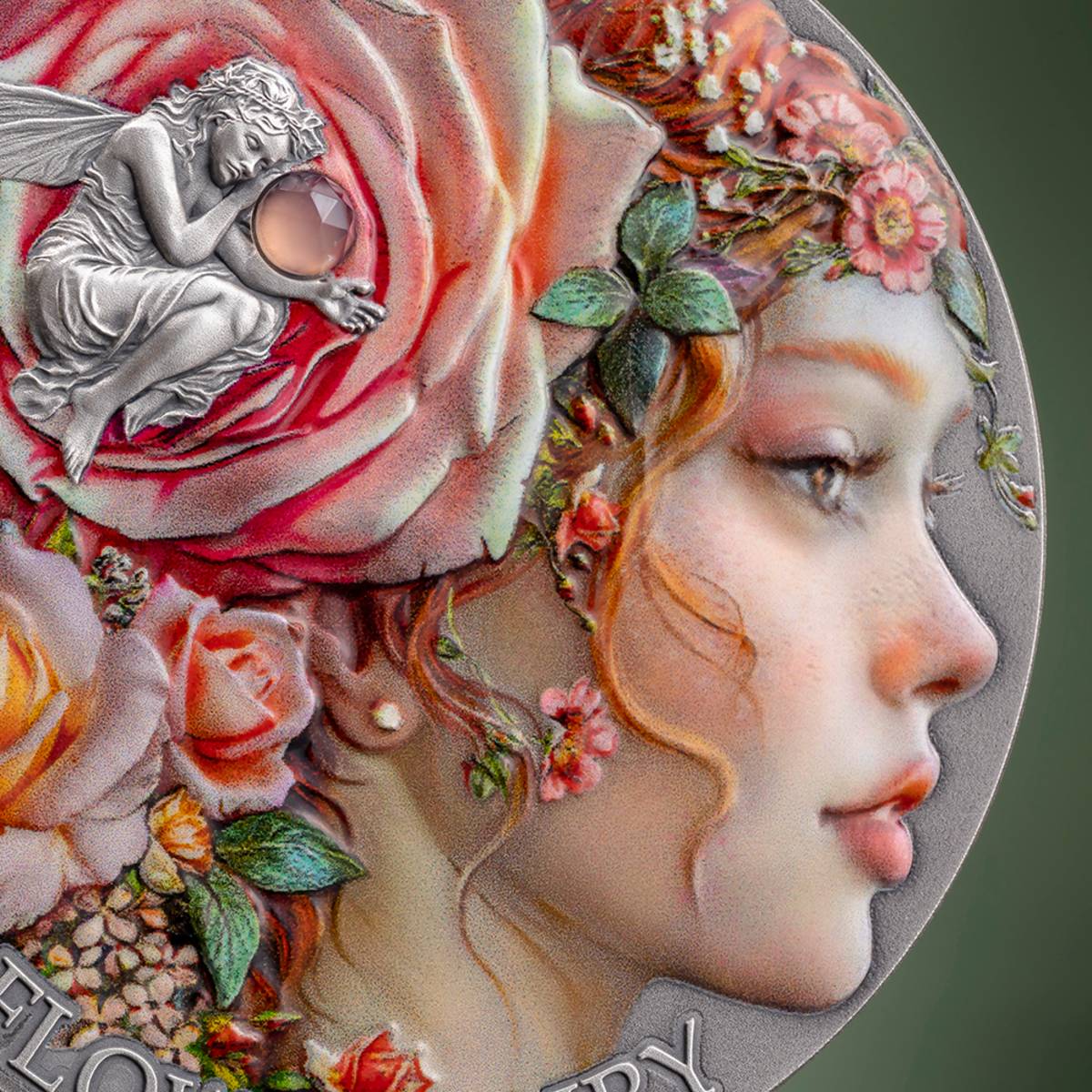 FLOWER FAIRY NATURE SPIRITS 2026 2000 Francs CFA 2 oz Silver High