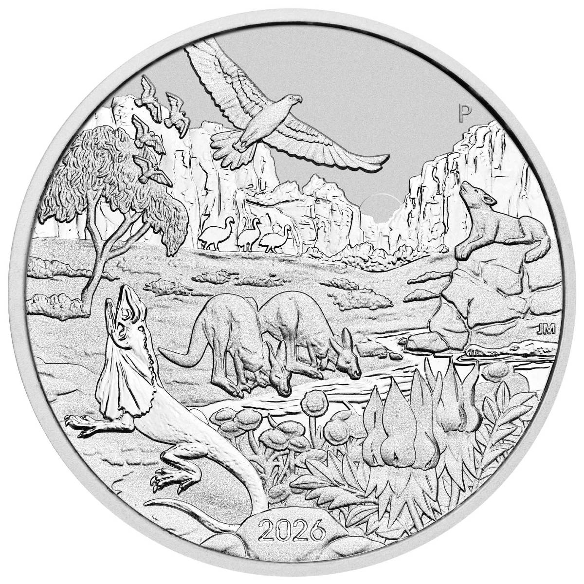 Wonders of Australia The Outback 2026 $1 1 oz Silver BU Coin