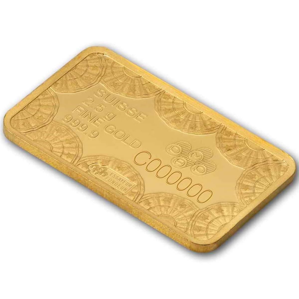 250th Anniversary of the USA 2.5 Grams Pure Gold Bar in American