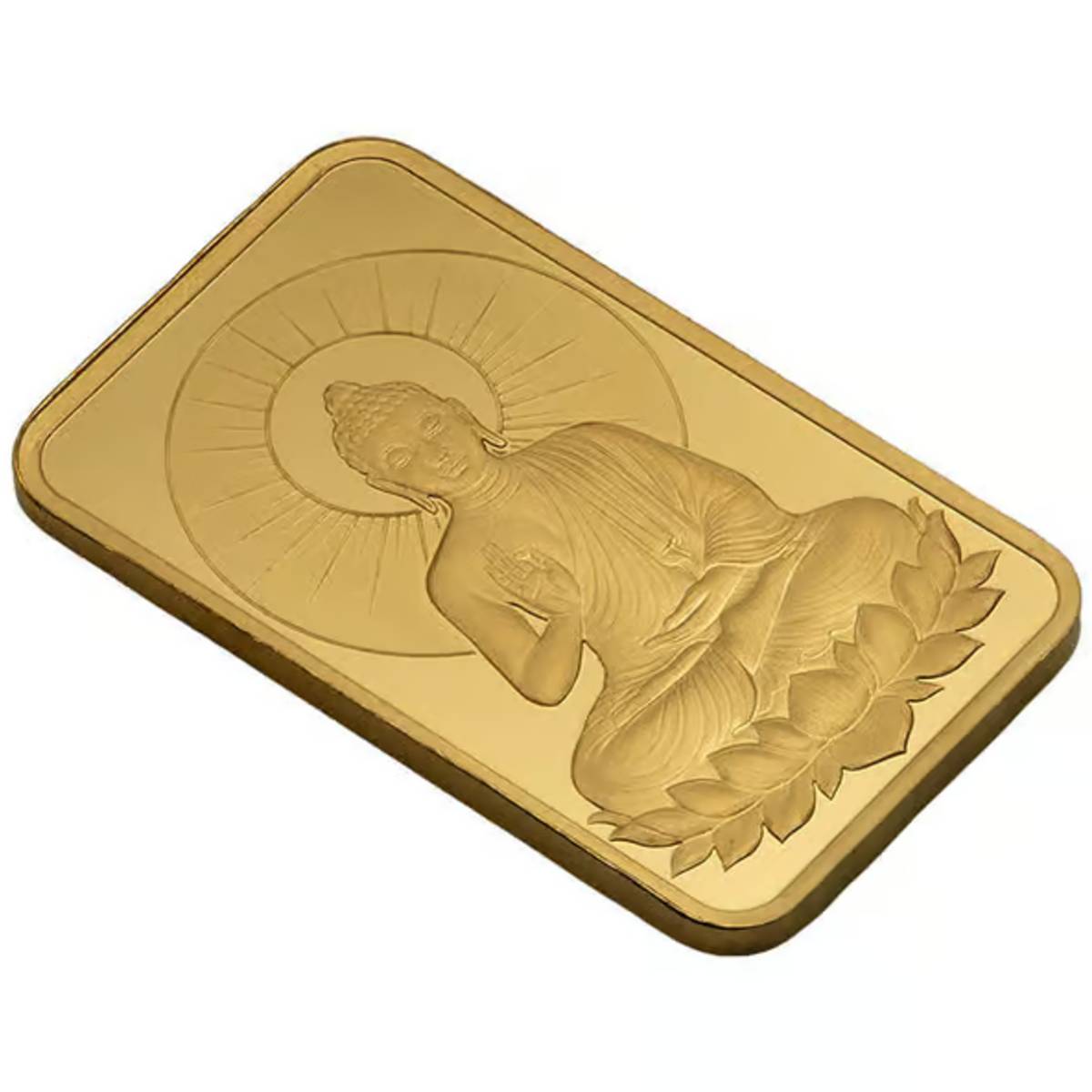 Buddha 5 Grams Pure Gold Bar in Assay Card - PAMP Suisse